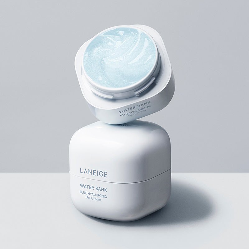 Laneige Water Bank Blue Hyaluronic Gel Cream 50ml. كريم جل الهيالورونيك الأزرق من لانيج ووتر بانك، 50 مل - Princess Cosmetics Qatar