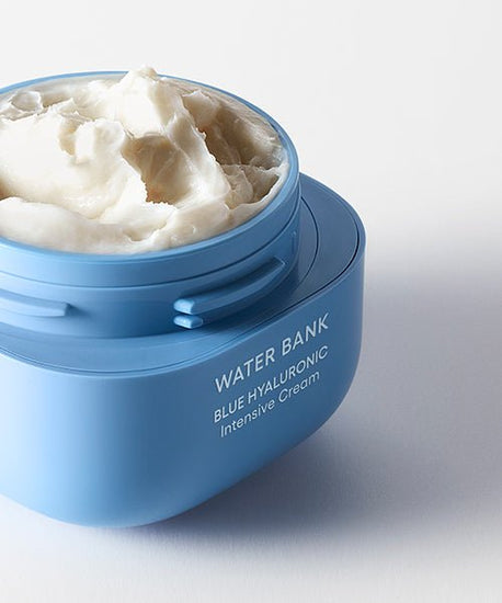 Laneige Water Bank Blue Hyaluronic Intensive Cream 50ml. لانيج ووتر بانك كريم الهيالورونيك الأزرق المكثف 50 مل - Princess Cosmetics Qatar