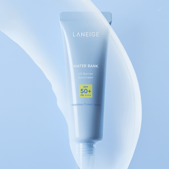 Laneige Water Bank UV Barrier Sunscreen 50ml واقي الشمس حاجز الأشعة فوق البنفسجية لبنك المياه في لانيج - Princess Cosmetics Qatar