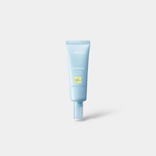 Laneige Water Bank UV Barrier Sunscreen 50ml واقي الشمس حاجز الأشعة فوق البنفسجية لبنك المياه في لانيج - Princess Cosmetics Qatar