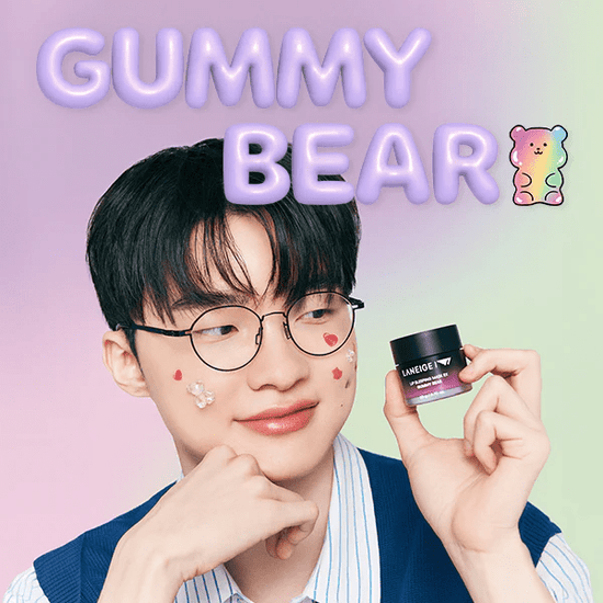 Laneige x T1 Limited Lip Sleeping Mask 20g - Gummy Bear قناع النوم المحدود للشفاه Laneige x T1 - غائر الدب - Princess Cosmetics Qatar