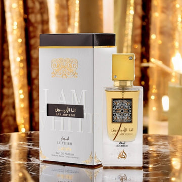 Lattafa Ana Abiyedh Leather 60ml لطافة أنا أبيض للجلود - Princess Cosmetics Qatar