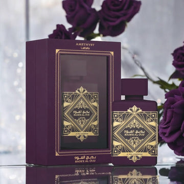 Lattafa Badee Al Oud Amethyst for Women 100ml لطافة بديع العود الجمشت للنساء - Princess Cosmetics Qatar