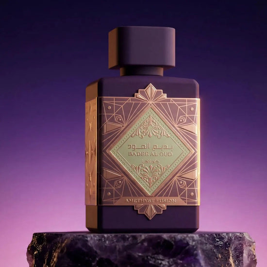 Lattafa Badee Al Oud Amethyst Fusion 100ml لطافة بديع العود أميثيست فيوجن - Princess Cosmetics Qatar