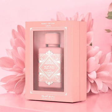 Lattafa Badee Al Oud Noble Blush 100ml لطافة بادي العود نوبل أحمر الخدود - Princess Cosmetics Qatar