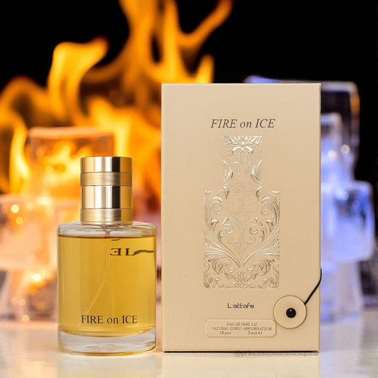 Lattafa Fire On Ice 100ml لطافة نار على الجليد - Princess Cosmetics Qatar