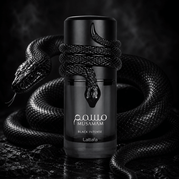 Lattafa Musamam Black Intense 100ml لطافة موسامام بلاك إنتنس - Princess Cosmetics Qatar