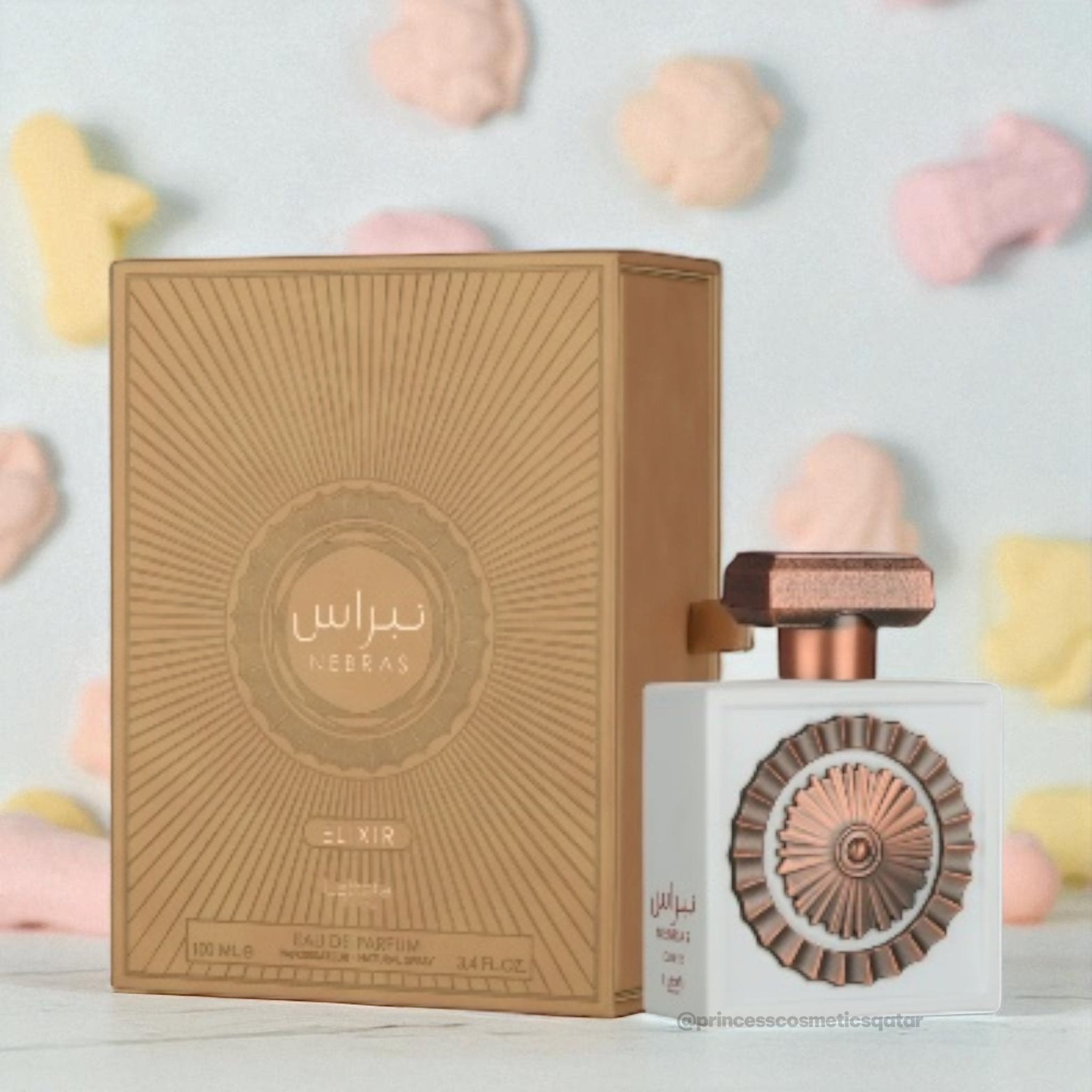Lattafa Nebras Elixir 100ml لطافة نبراس إليكسير – Princess Cosmetics Qatar