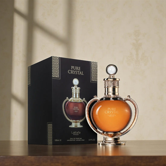 Lattafa Pride Pure Crystal 100ml فخر لطافة كريستال نقي - Princess Cosmetics Qatar