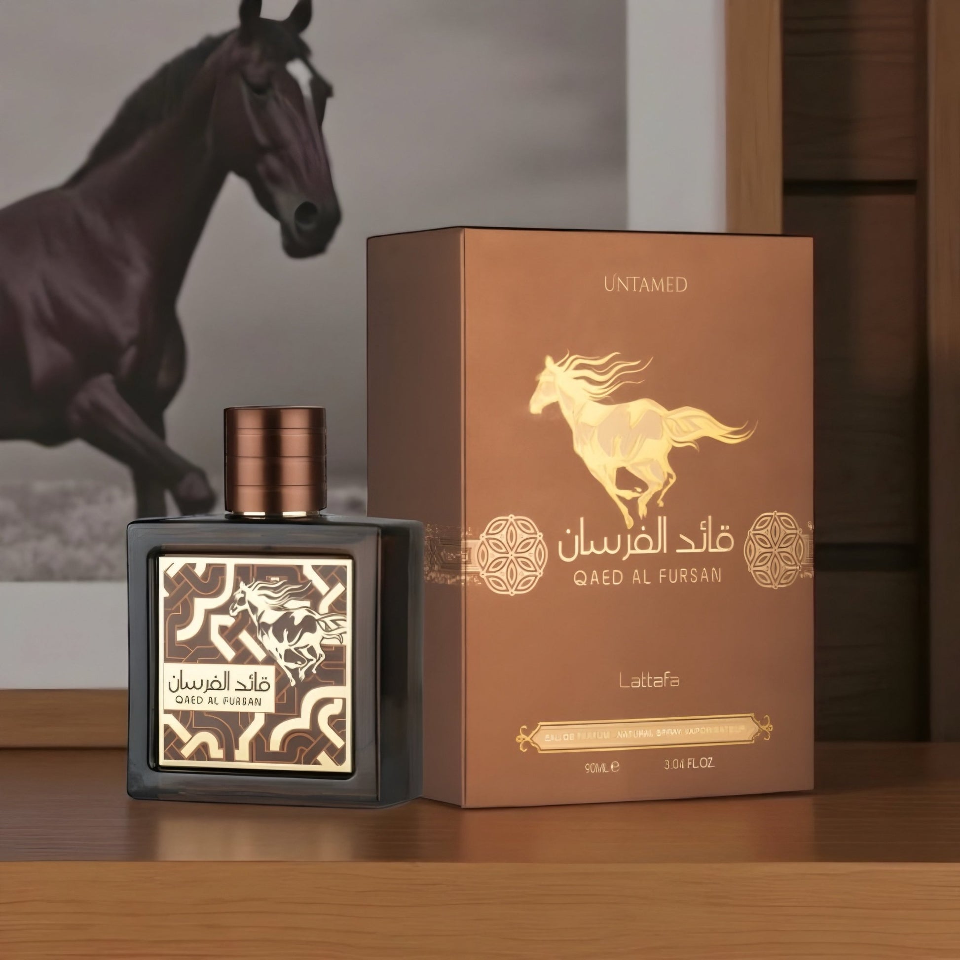 Lattafa Qaed Al Fursan Untamed 100ml لطافة قائد الفرسان الجامح - Princess Cosmetics Qatar