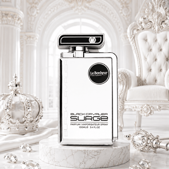 Le Bonheur Black Cavalier Surge 100ml لو بونور بلاك كافالير سيرج - Princess Cosmetics Qatar