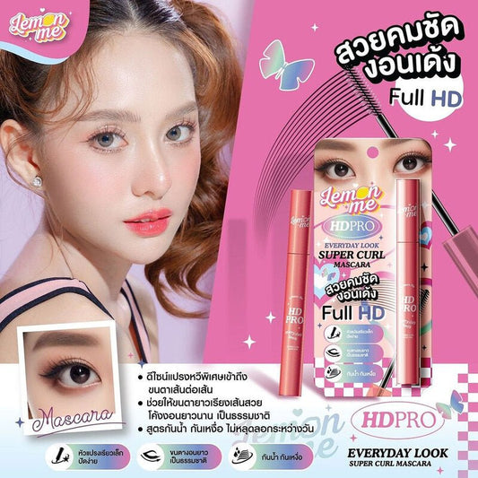 Lemon Me HD PRO Everyday Look Super Curl Mascara 6g ماسكارا ليمون مي إتش دي برو لإطلالة يومية فائقة التجعيد - Princess Cosmetics Qatar