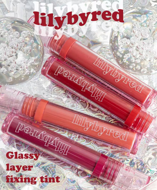 lilybyred Glassy Layer Fixing Tint (6 Shades). لون تثبيت الطبقة الزجاجية من ليلي بايرد (6 درجات) - Princess Cosmetics Qatar