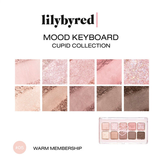 lilybyred Mood Keyboard Cupid Club Edition (2 Shades) لوحة مفاتيح ليلي بايرد إصدار كيوبيد كلوب (لونين) - Princess Cosmetics Qatar