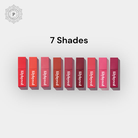 lilybyred Mood Liar Velvet Tint (7 Shades) لون ليلي بايرد مود لير فيلفيت تينت (7 درجات) - Princess Cosmetics Qatar