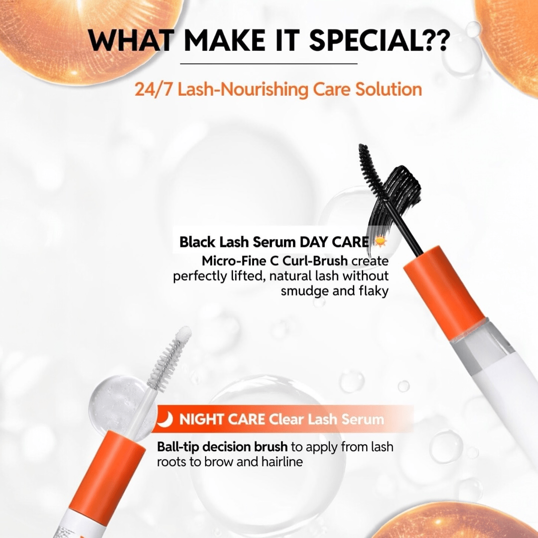 LILYEVE Grow:Turn Exosome Dual Lash Serum 8ml سيروم ليلييف جرو: تيرن إكسوسوم المزدوج للرموش - Princess Cosmetics Qatar