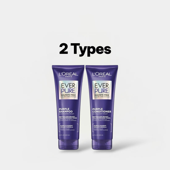 Loreal Paris EverPure Brass Toning Purple Line 200ml لوريال باريس إيفربيور النحاس التنغيم خط الأرجواني - Princess Cosmetics Qatar