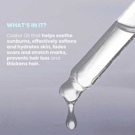 Luxe Organix 100% Pure Castor Oil Drops 120ml قطرات زيت الخروع النقي 100% من لوكس أورجانيكس - Princess Cosmetics Qatar