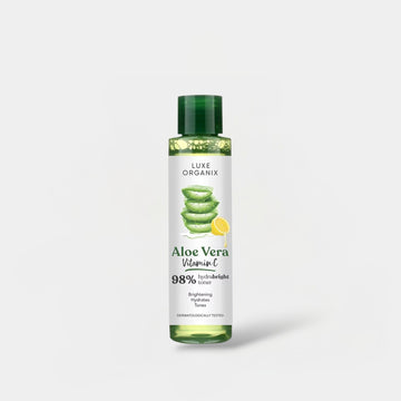 Luxe Organix Aloe Vera Calming Toner 150ml تونر لوكس أورجانيكس المهدئ بالألوفيرا - Princess Cosmetics Qatar