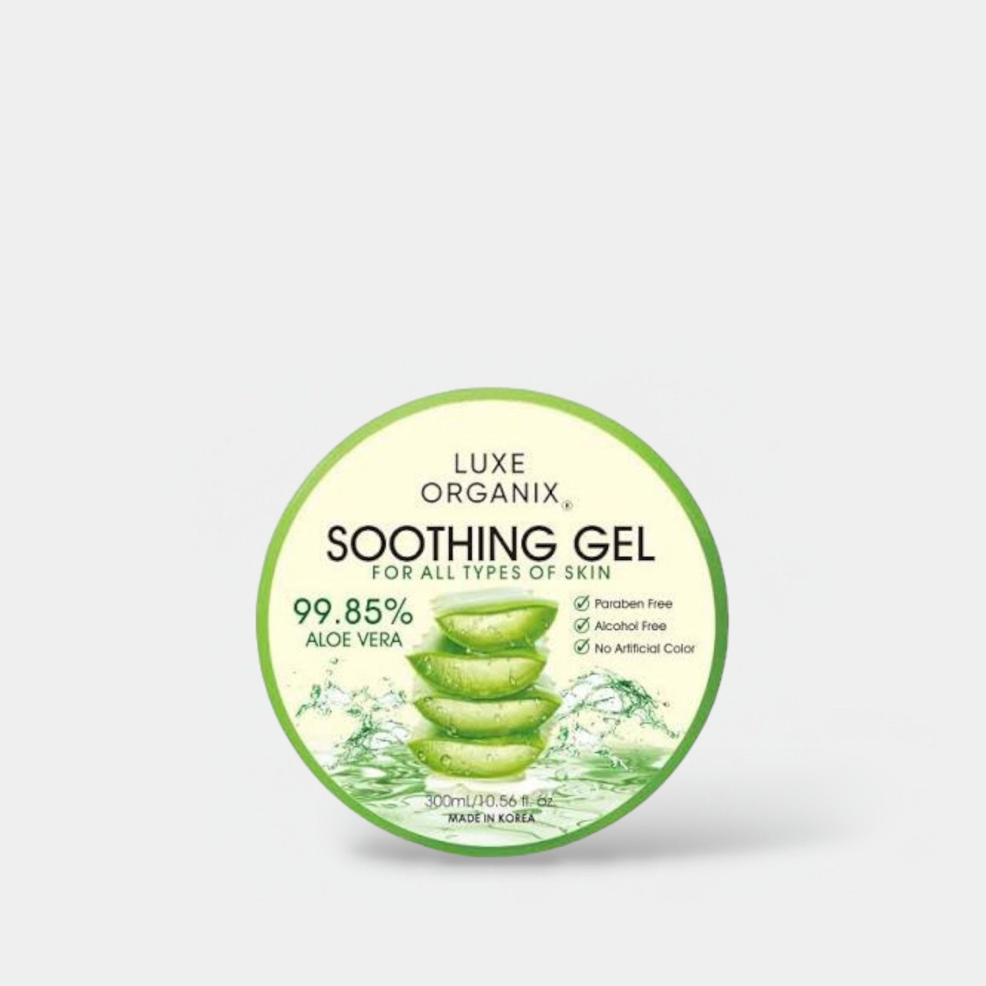 Luxe Organix Aloe Vera Soothing Gel 300ml جل لوكس أورجانيكس المهدئ بخلاصة الصبار - Princess Cosmetics Qatar