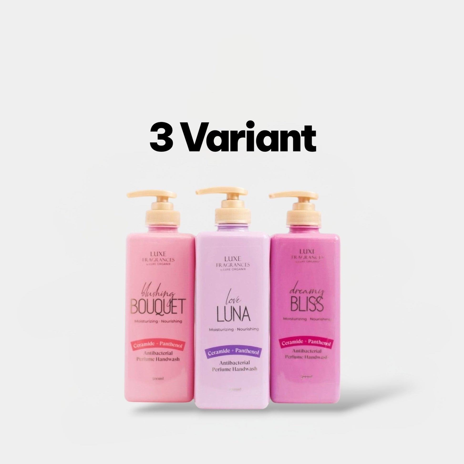 Luxe Organix Antibacterial Perfume Handwash 500ml لوكس أورجانيكس غسول اليدين للعطر المضاد للبكتيريا - Princess Cosmetics Qatar