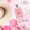 Luxe Organix Blushing Bouquet Eau De Toilette 100ml لوكس أورجانيكس بلاشينج بوكيه أو دي تواليت 100 مل - Princess Cosmetics Qatar