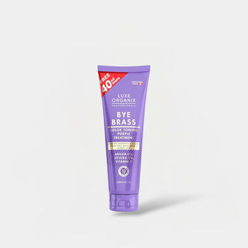Luxe Organix Bye Brass Purple Conditioner 210ml بلسم لوكس أورجانيكس باي براس البنفسجي - Princess Cosmetics Qatar