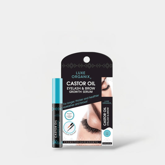 Luxe Organix Castor Oil Mascara Serum 10ml مصل ماسكارا زيت الخروع من لوكس أورجانيكس - Princess Cosmetics Qatar