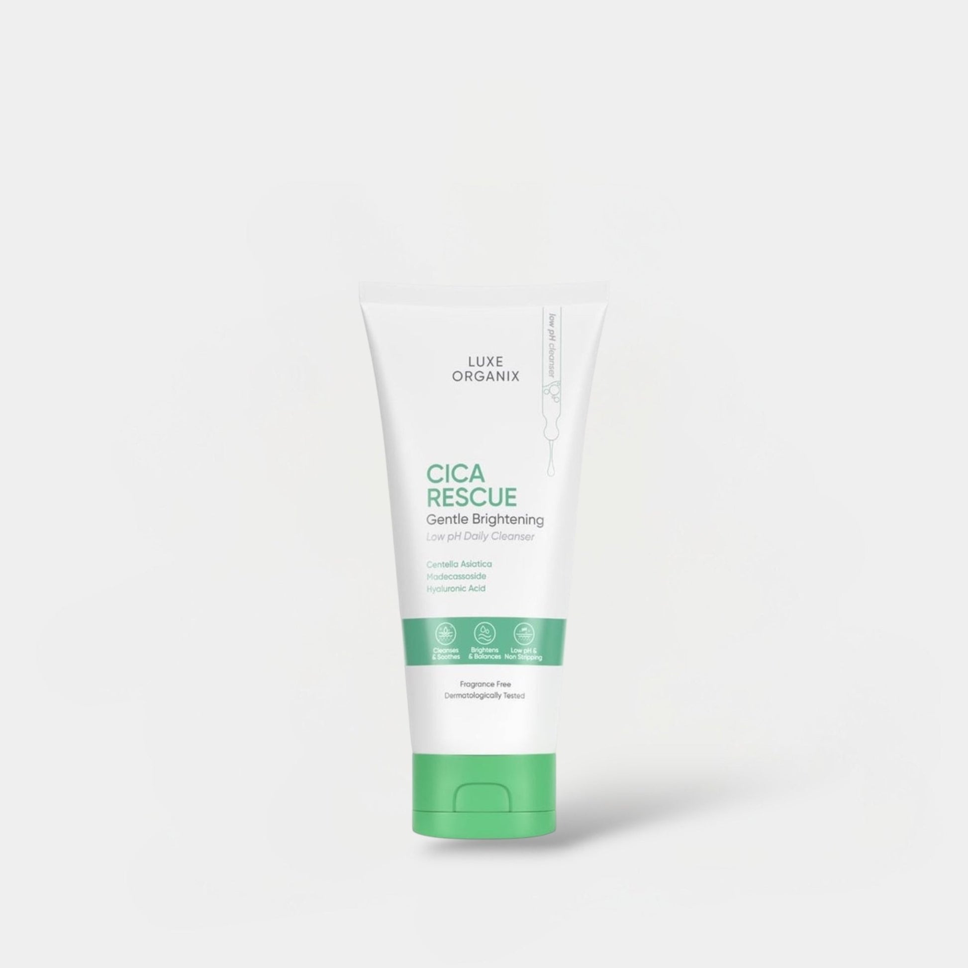 Luxe Organix Cica Rescue Calming Cleanser 150g منظف لوكس أورجانيكس سيكا ريسكيو المهدئ - Princess Cosmetics Qatar