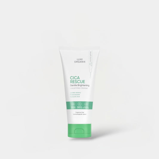 Luxe Organix Cica Rescue Calming Cleanser 150g منظف لوكس أورجانيكس سيكا ريسكيو المهدئ - Princess Cosmetics Qatar