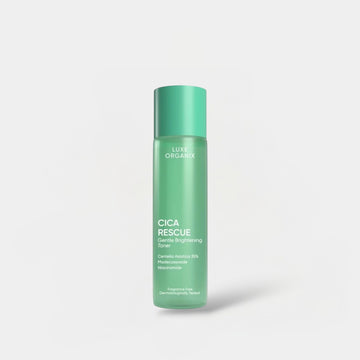 Luxe Organix Cica Rescue Gentle Brightening Toner 150ml تونر لوكس أورجانيكس سيكا ريسكيو اللطيف لتفتيح البشرة - Princess Cosmetics Qatar