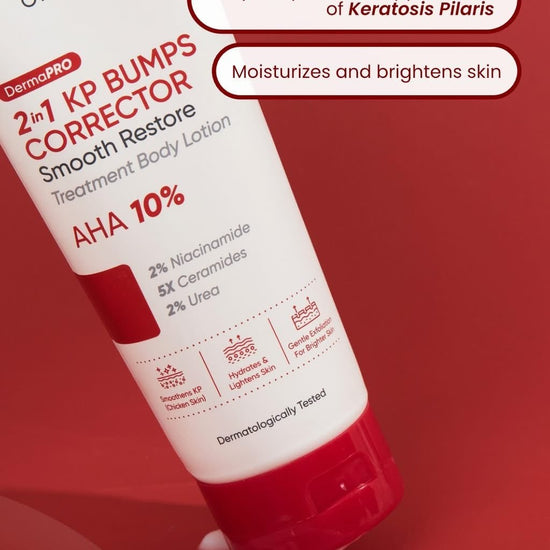 Luxe Organix DermaPRO 2in1 KP Bumps Corrector Smooth Restore Treatment Lotion 200ml لوشن علاجي لتنعيم البشرة وتجديدها من لوكس أورجانيكس ديرما برو 2 في 1 - Princess Cosmetics Qatar