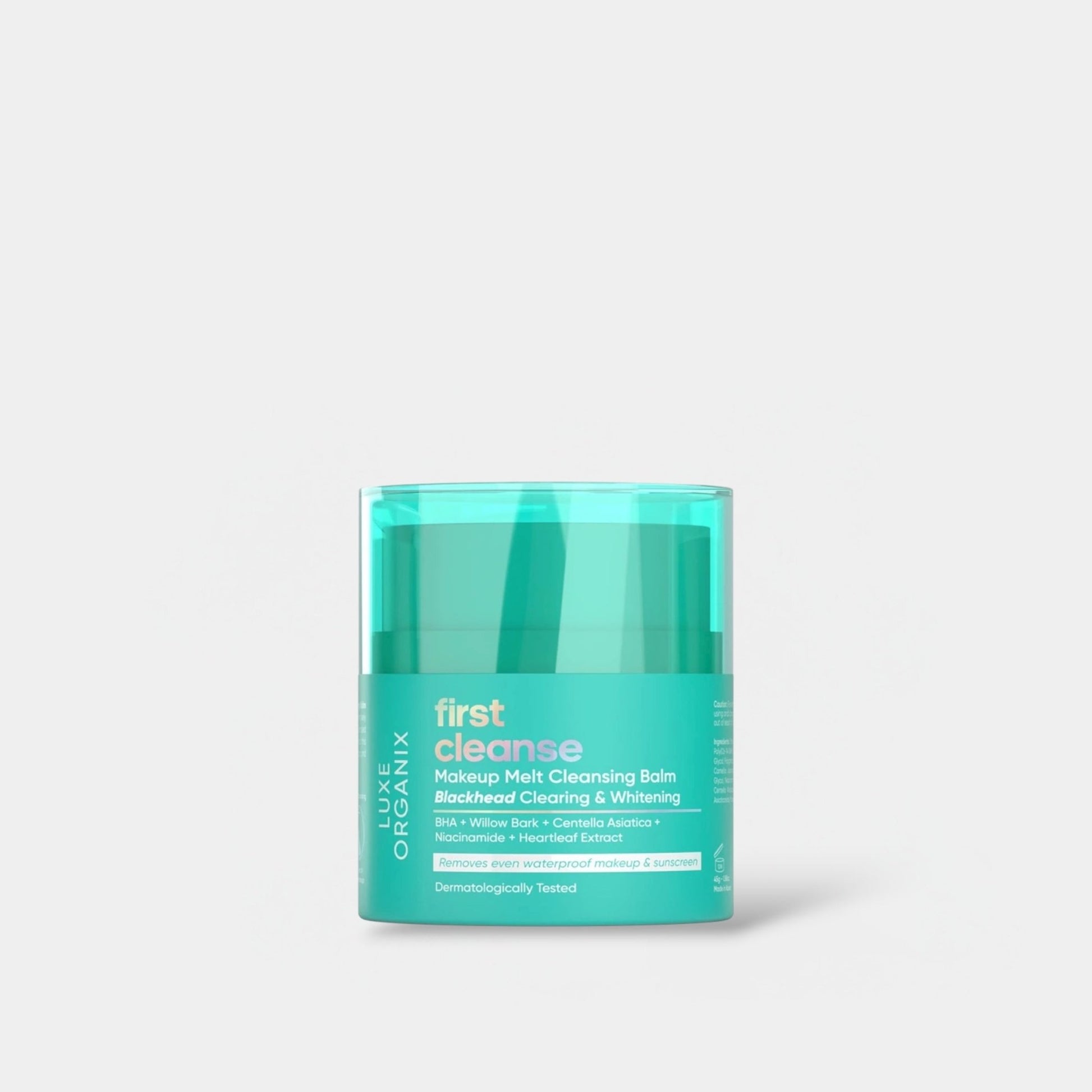 Luxe Organix First Cleanse Blackhead Clearing Cleansing Balm 45g بلسم لوكس أورجانيكس الأول لتنظيف الرؤوس السوداء - Princess Cosmetics Qatar