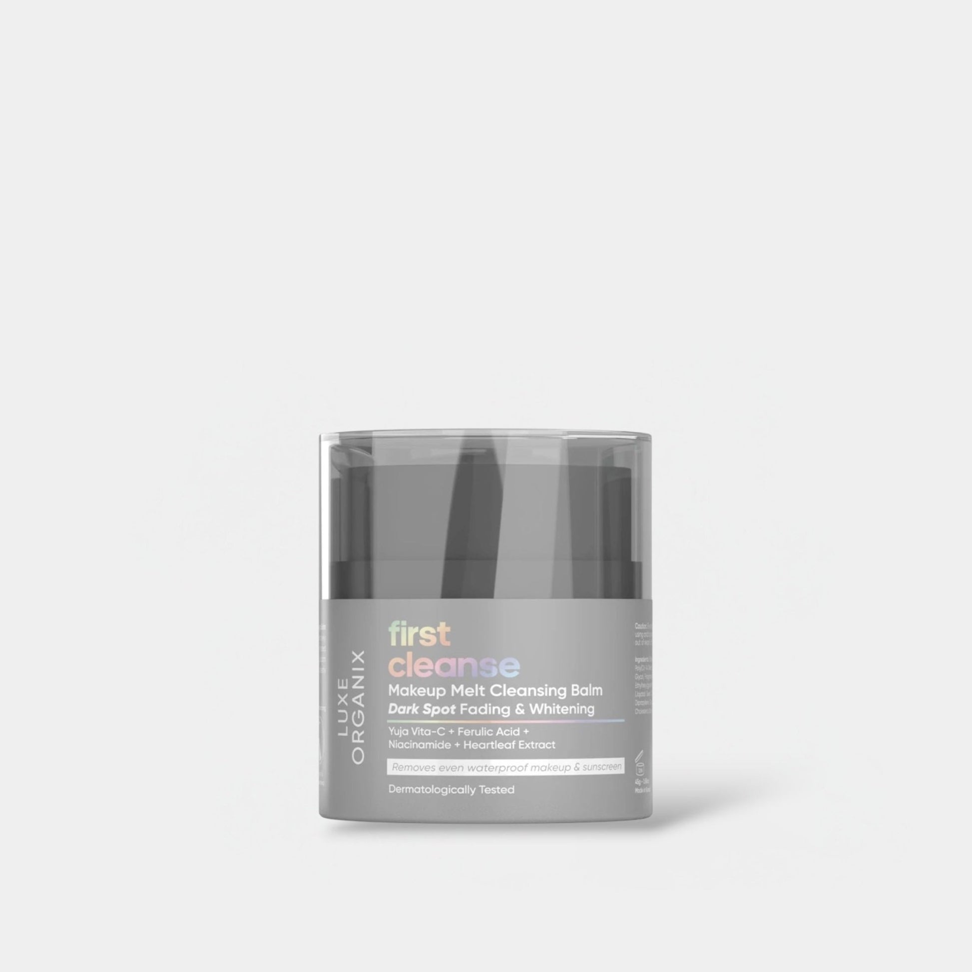 Luxe Organix First Cleanse Dark Spot Fading Cleansing Balm 45g بلسم لوكس أورجانيكس الأول لتنظيف البقع الداكنة وتفتيحها - Princess Cosmetics Qatar