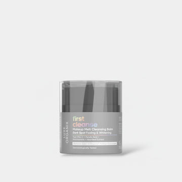 Luxe Organix First Cleanse Dark Spot Fading Cleansing Balm 45g بلسم لوكس أورجانيكس الأول لتنظيف البقع الداكنة وتفتيحها - Princess Cosmetics Qatar