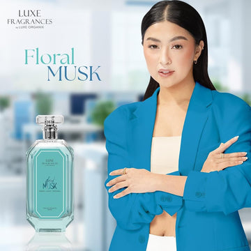 Luxe Organix Floral Musk Eau De Toilette 100ml لوكس أورجانيكس فلورال مسك ماء تواليت 100 مل - Princess Cosmetics Qatar