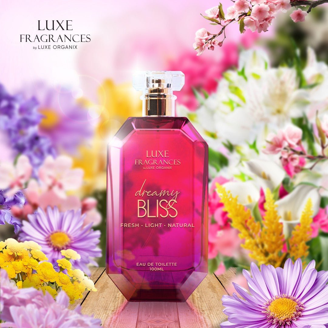 Luxe Organix Fragrances Dreamy Bliss EDT 100ml عطور لوكس أورجانيكس دريمي بليس - Princess Cosmetics Qatar