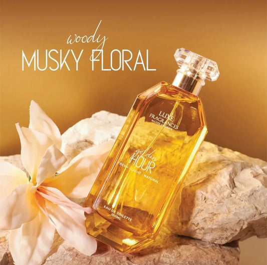 Luxe Organix Fragrances Golden Hour EDT 100ml لكس أورغانكس عطور غولدن آور - Princess Cosmetics Qatar