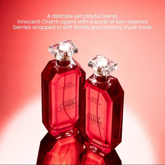 Luxe Organix Fragrances Innocent Charm EDT 100ml لكس أورغانكس عطور إنوسنت تشارم - Princess Cosmetics Qatar