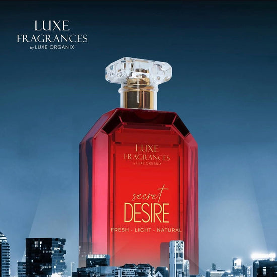Luxe Organix Fragrances Secret Desire EDT 100ml عطور لوكس أورجانيكس سيكريت ديزاير - Princess Cosmetics Qatar