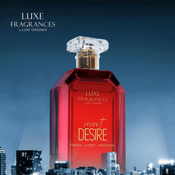 Luxe Organix Fragrances Secret Desire EDT 100ml عطور لوكس أورجانيكس سيكريت ديزاير - Princess Cosmetics Qatar