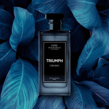 Luxe Organix Fragrances Triumph for Men Eau de Toilette 100ml لوكس أورجانيكس فراجرانز تريومف للرجال ماء تواليت 100 مل - Princess Cosmetics Qatar