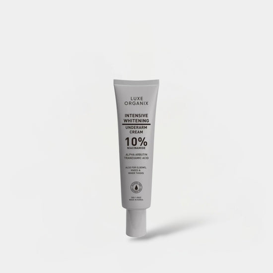 Luxe Organix Intensive Whitening Underarm Cream 10% Niacinamide 30g كريم لوكس أورجانيكس لتبييض الإبطين المكثف، 10% نياسيناميد - Princess Cosmetics Qatar