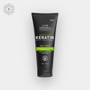 Luxe Organix Keratin Tea Tree Treatment 420ml - EXPIRY: 06/2025 لوكس أورجانيكس علاج شجرة الشاي بالكيراتين 420 مل - Princess Cosmetics Qatar