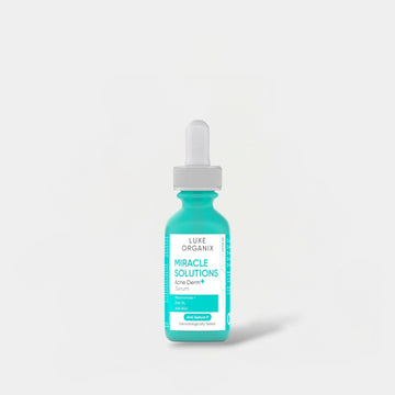 Luxe Organix Miracle Solutions Acne Derm+ Serum 30ml سيروم لوكس أورجانيكس ميراكل سوليوشنز لعلاج حب الشباب والبشرة - Princess Cosmetics Qatar