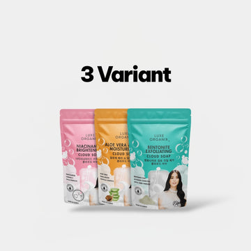 Luxe Organix Moisturizing Cloud Soap 180g صابون لوكس أورجانيكس المرطب السحابي - Princess Cosmetics Qatar