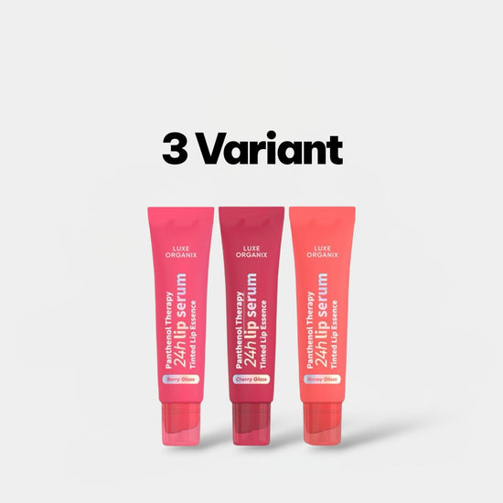 Luxe Organix Panthenol Therapy 24h Lip Serum Tinted Lip Essence 10g سيروم الشفاه لوكس أورجانيكس بانثينول ثيرابي 24 ساعة، خلاصة الشفاه الملونة - Princess Cosmetics Qatar