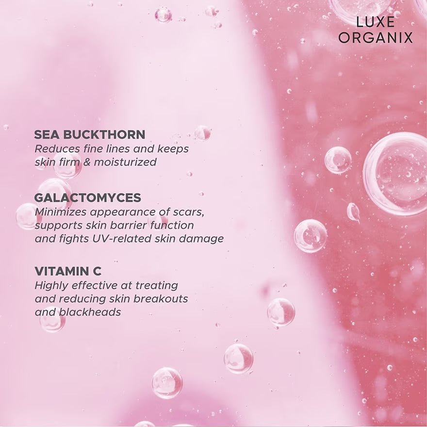 Luxe Organix Power Glow Vita Glow C Serum 30ml سيروم لوكس أورجانيكس باور جلو فيتا جلو سي - Princess Cosmetics Qatar