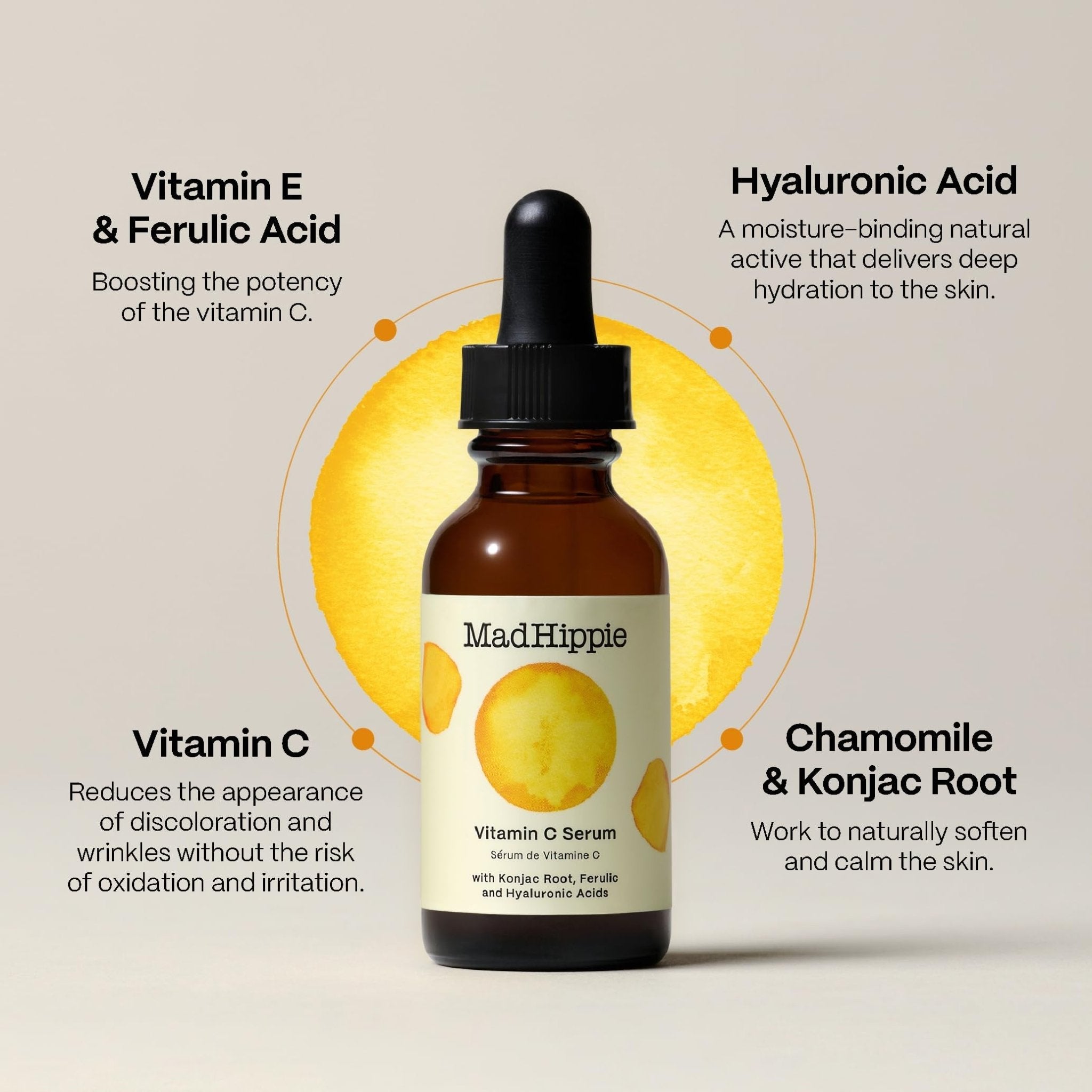 Mad Hippie Vitamin C Serum 30ml - Renewed. ماد هيبي سيروم
