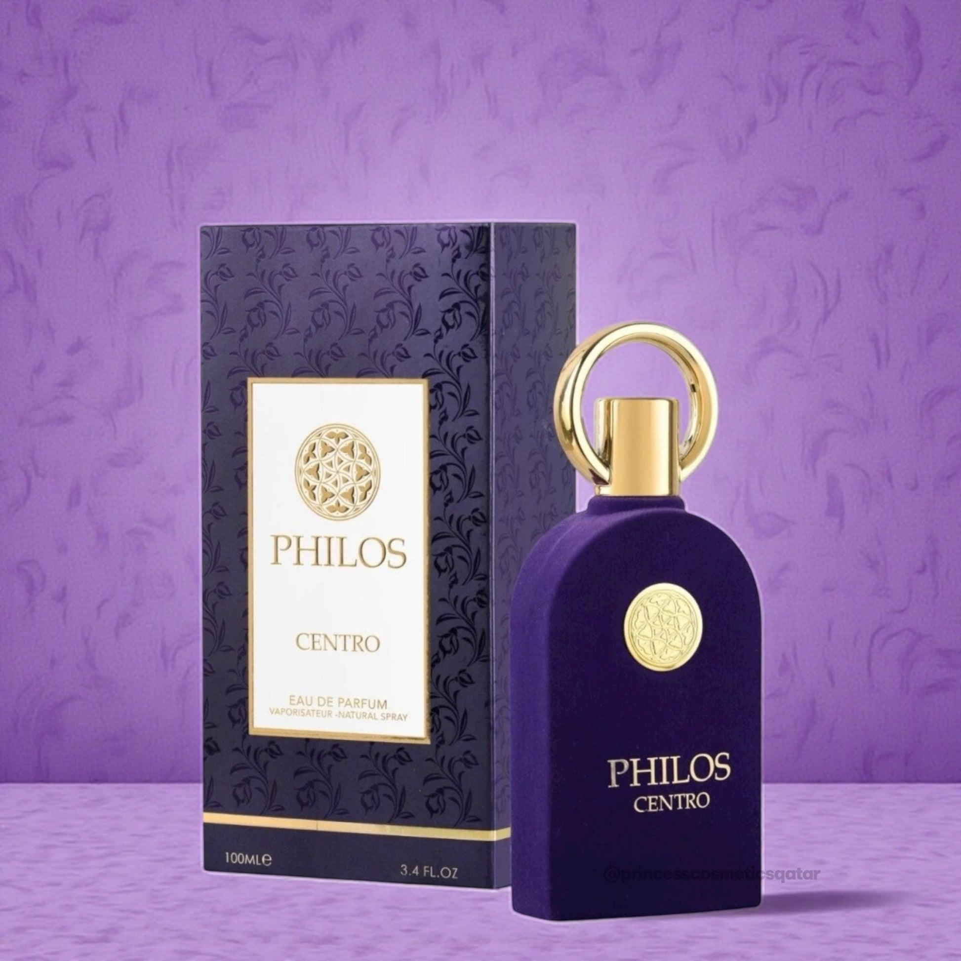 Maison Al Hambra Philos Centro 100ml ميزون الحمراء فيلوس سنترو - Princess Cosmetics Qatar